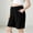 Black, variant on Women Maternity Summer Shorts Casual Stretchy Waist Wide Leg Shorts Soft Lightweight Breathable Pregnancy Pants Beige L