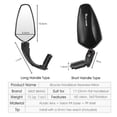 thumbnail image 2 of Ciclismo WEST BIKING Bicicleta Manillar Ajustable MTB Bicicleta Espejo Retrovisor (Corto) Ehuebsd  Para estrenar, 2 of 8