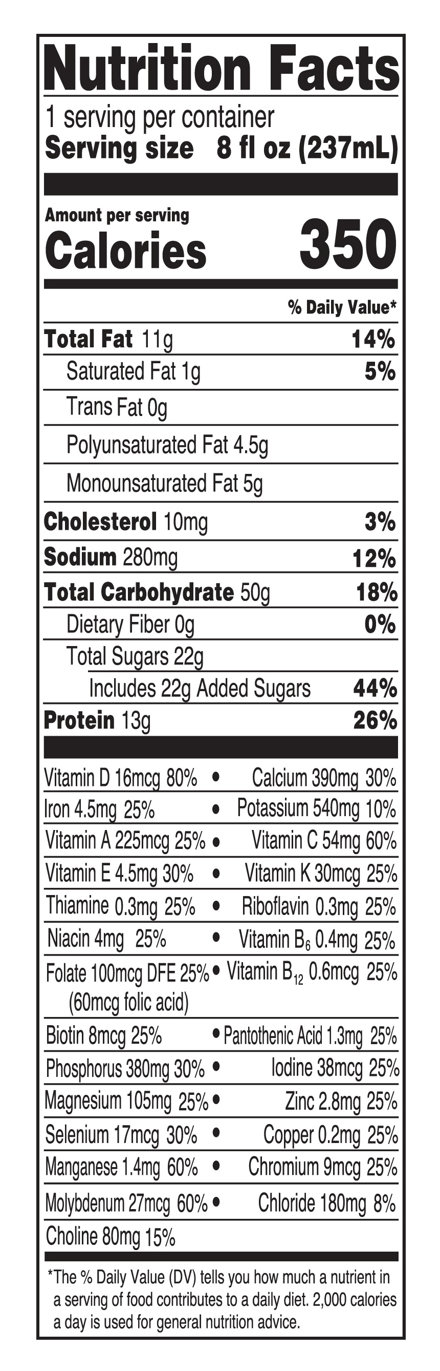 Equate Nutritional Shake Plus, Chocolate, 8 fl oz, 6 Count - image 4 of 10