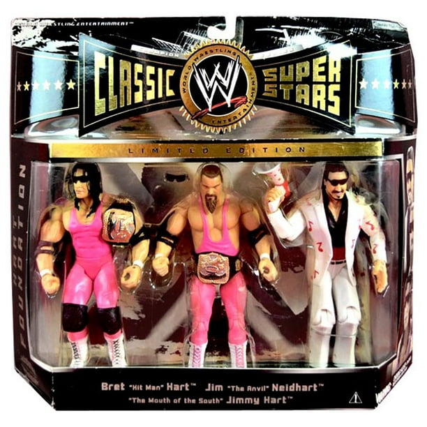 WWE Wrestling Classic Superstars Series 4 Hart Foundation Action Figure