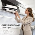 thumbnail image 4 of Zimtown 20 Inch Carry-on Luggage Lightweight Hardside Suitcase with 360° Detachable Spinner Wheels, Unbreakable Travel Luggage, Beige, 4 of 17
