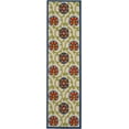thumbnail image 2 of Nourison Aloha Indoor/Outdoor Blue/Multicolor 2' x 6' Area Rug, (2x6), 2 of 9