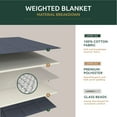 thumbnail image 6 of Rest Haven 15lb Weighted Blanket, 60" x 80", 6 of 7