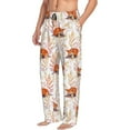 thumbnail image 6 of Zufioo Cute Sleepy Fox Mens Pajama Pants Sleep & Lounge Pants Sleepwear Pants(Available in Big & Tall)-Small, 6 of 6