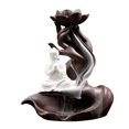 thumbnail image 1 of Quemador de de reflujo meditación decoración soporte de fuente de humo ornamento humo cerámica cascada para habitación Yoga Tathagata Sunnimix Quemador de incienso de reflujo, 1 of 8
