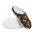 thumbnail image 3 of Lsque Squirrel Gathering Nuts Pattern Womens Comfort Cotton on Scuff With Memory Foam and Anti-skid Sole Slipper-44/45, 3 of 7
