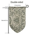 thumbnail image 3 of Army Pixel Camouflage Garden Flag Double Sided Small Flag Yard Home Decorative Flags Banner 12.5 x 18 Inch Fillet, 3 of 7