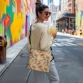 thumbnail image 4 of Kuiaobaty Sparrow Print Leather Bucket Crossbody Bag for Women, Vintage Rose Print Shoulder Purse Crossbody with Removable Strap, Large Capacity Hobo Satchel Purse for Travel, 4 of 5