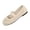 Beige, variant on Women's Vintage Mary Jane Flats with Ankle Strap Soft Ballet Shoes Shallow Cut Comfortable Dress Shoes Slip-On for Daily Wear Beige 6