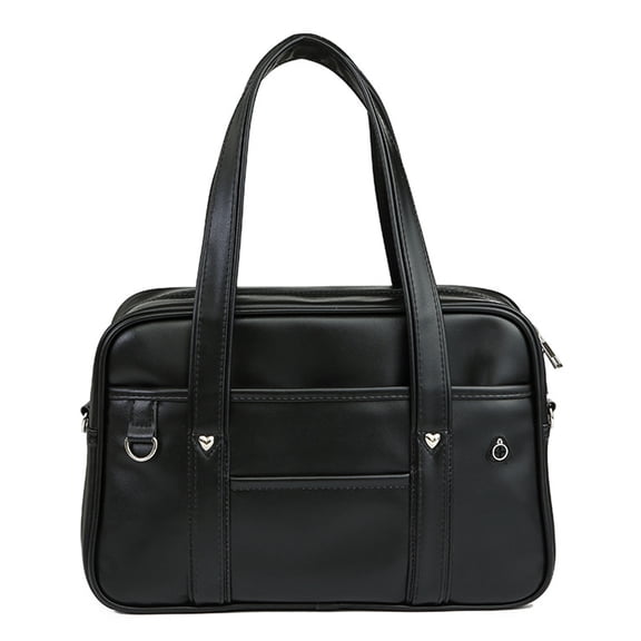HUISZJ Shoulder Bag, PU Leather Waterproof Tote Bag, Cute Bookbag Satchel for Travel Work