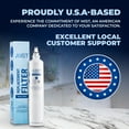 thumbnail image 3 of Mist LT600P Refrigerator Water Filter Replacement for LG, Compatible with 5231JA2006A, 5231JA2006B, Kenmore 469990, 5231JA2006E, 5231JA2006F, 46-9990, 3-Pack, 3 of 7