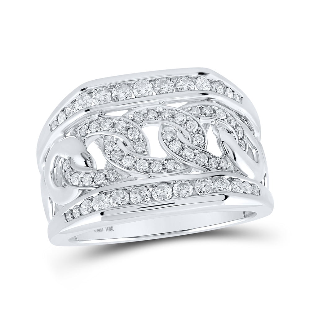 Details about   Unique 1.35CT Round Cut Diamond Wedding Engagement Ring 14K White Gold Finish 