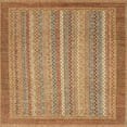 thumbnail image 1 of Ahgly Company Machine Washable Indoor Square Abstract Red Fox Red Area Rugs, 4' Square, 1 of 7