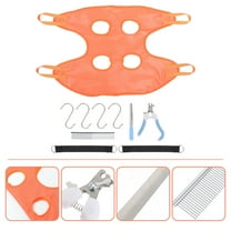 ROSENICE 1 Set Pet Grooming Hammock with Comb and Nail Cutter for Small Dogs 24X18in