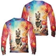 thumbnail image 3 of Hello 2025 German Shepherd Celebrates Happy New Year Firework Balloon All Over Print 3D Sweatshirt Unisex Merch Alsatian Dog Lover Gifts - 02024, 3 of 6