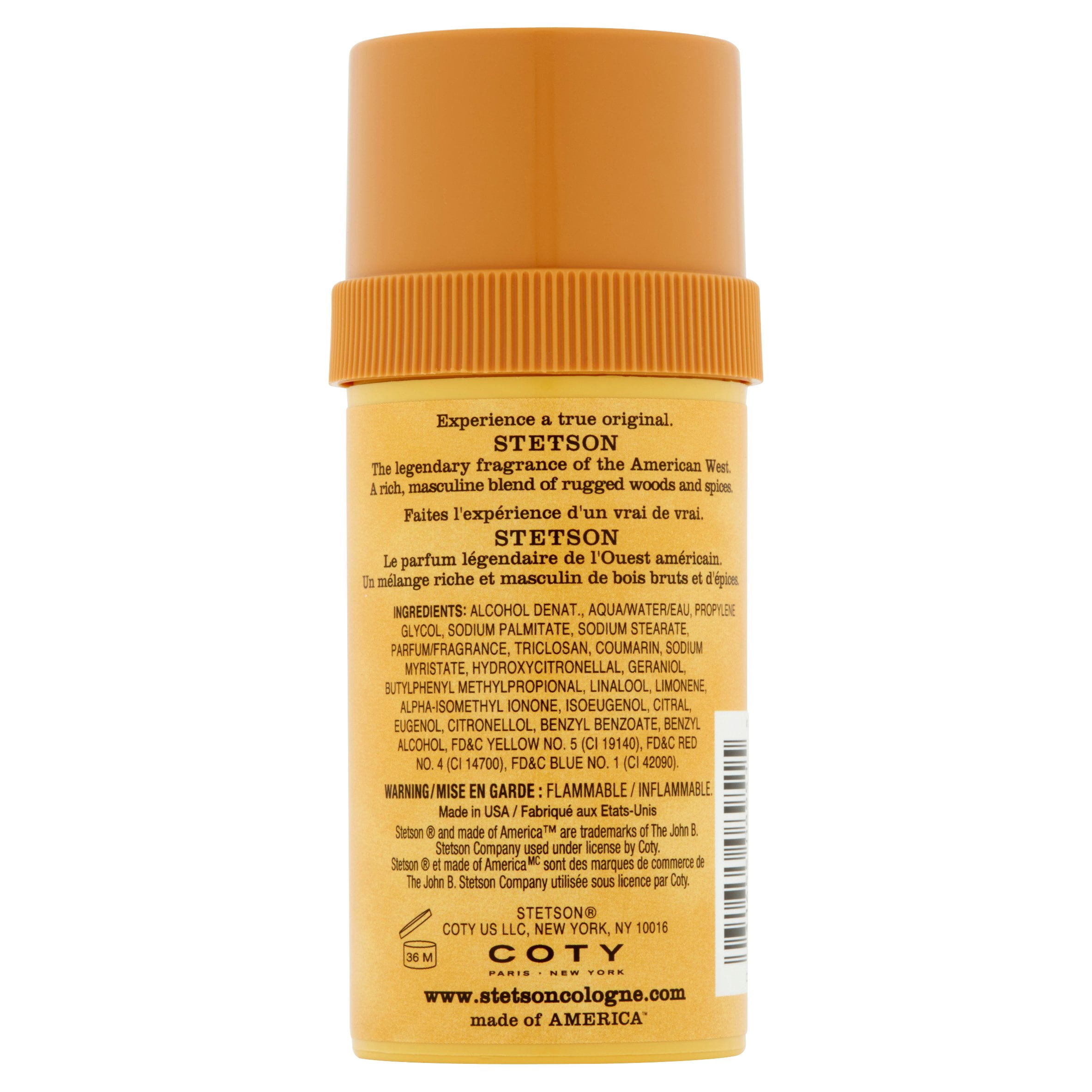 Stetson Original Deodorant Men's 2.75 Oz