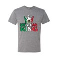 thumbnail image 2 of Wild Bobby Mexican King Latin Pride Men Premium Tri Blend Tee, Premium Heather, Large, 2 of 5