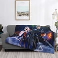 thumbnail image 2 of Goofa The Nightmare Before Christmas Pattern Fleece Throw Blanket for Couch, Soft Checkered Flannel Blanket for Sofa, Warm Cozy Decorative Blanket Fall Decor Gift-40"x30", 2 of 6