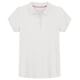 thumbnail image 1 of Polo IZOD, uniforme escolar para niñas, manga corta, blanco, talla 4, 1 of 1