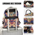 thumbnail image 3 of FORMRS Mini Backpack Purse for Women Quilted Travel Daypack Casual Shoulder Bag, Colorful Abstract Eagle, 3 of 7