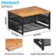 thumbnail image 5 of Soporte para impresora Marbrasse Wood de 2 niveles con cajón de almacenamiento, 5 of 7