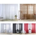 thumbnail image 1 of Bubble Leaf Pattern Window Sheer Curtain for Bedroom Living Room 100x270cm, 1 of 8