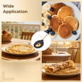 thumbnail image 5 of Nonstick Crepe Pan with Wooden Spreader Tool, 8 in Aluminum Alloy Pancake and Dosa Flat Skillet, Electric Ceramic Gas Induction Compatible Tawa Griddle with Nonstick Coating and Anti-Scald Handle, 5 of 5
