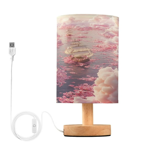 BZSMCE Lamp Modern Boat Of Flower Pattern Creative Patter Night Light