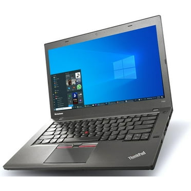 Restored Lenovo ThinkPad T450 Laptop Computer 14" Laptop Intel Core i5-5200U (2.2 GHz) 16GB RAM 128GB SSD Windows 11 Home (Refurbished)