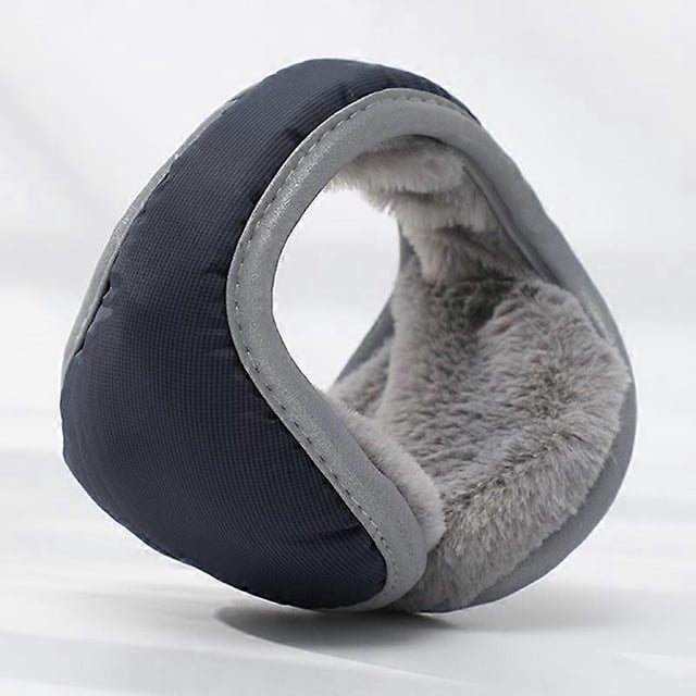 Orejeras de forro polar de piel sintética plegables para exteriores, unisex, de invierno, para detrás de la cabeza, regalo