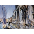 thumbnail image 2 of Sargent, John Singer 14x11 Gold Ornate Wood Framed with Double Matting Museum Art Print Titled - View of the Grand Canal, 1904, 2 of 4