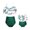 green, variant on 2Pcs Mommy and Me Matching Family Swimsuit Ruffle Women Swimwear Kids Children Toddler Bikini Bathing Suit Beachwear Sets