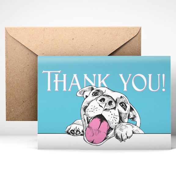 Thank You Cards (24pcs), Includes Blank Cards & Envelopes with Stickers, 4 x 6", animal design (model#2) perfect for any occasion