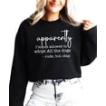 thumbnail image 4 of Funny Dog Mom Sweatshirt - Apparently I'm Not Allowed to Adopt All The Dogs Sweater for Women Black Sweatshirt Adult Medium, 4 of 7