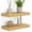 Oak-16"W x 8"D - 2P, variant on Floating Shelves Walnut 55"W x 8"D - 2P