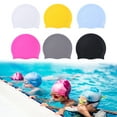 thumbnail image 2 of Large Silicone Diving Hat Men Women Long Hair Ear Protect Swimming Hat for Pool Beach Diving Activity, 2 of 8