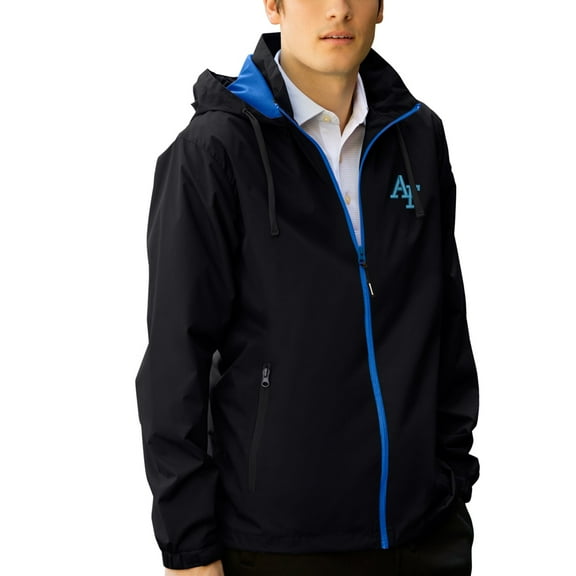 Men's Black/Royal Air Force Falcons Club Full-Zip Hooded Jacket
