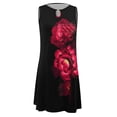 thumbnail image 3 of WILLBEST Vestidos Casuales para Mujer Vestido Suelto de Verano para Mujer, sin Mangas, Estampado Floral, Cuello En V, Ahuecado, Informal, para Playa, Minivestido XXXXXGrande, 3 of 3