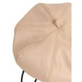 thumbnail image 3 of ITFABS Children Beret Hat Girl Boy Leather Drawstrings Solid Octagonal Hat, 3 of 9