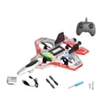 thumbnail image 2 of Avión RC, ligero, fácil de controlar, juguete volador para exteriores, control remoto de espuma con giro de 360 degree Blanco 1 batería 300, 2 of 5