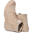 thumbnail image 4 of Palladium Mono Chrome Unisex Lace Up Canvas Ankle Boot In Sand Size 11.5, 4 of 6