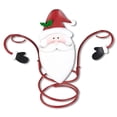 thumbnail image 1 of Advancent Soporte de copa de vino para encimera, soporte de Metal de hierro para botellas de vino, copas, Festival, decoración de Navidad, barra Kits de decoración para fiestas Sombrero rojo, 1 of 6