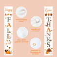 thumbnail image 6 of DAZONGE Thanksgiving Decorations, Happy Fall Y'all & Give Thanks Porch Banner Sign, Fall Autumn Thanksgiving Party Yard Front Door Hanging Decor, 6 of 7