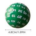 thumbnail image 2 of 100-Sided Polyhedral Dice Set for Tabletop Rpg Games, Red Acrylic 100-Sided Die with Clear White Numbers, Perfect for D&D Call Of Cthulhu Pathfinder Gamers, Unique Rpg Collectible Dice One Size, 2 of 5