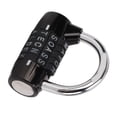 thumbnail image 1 of Cabinet Padlock,5 Letters Combination Lock Lockers Padlock Letter Code Lock High Capacity, 1 of 14