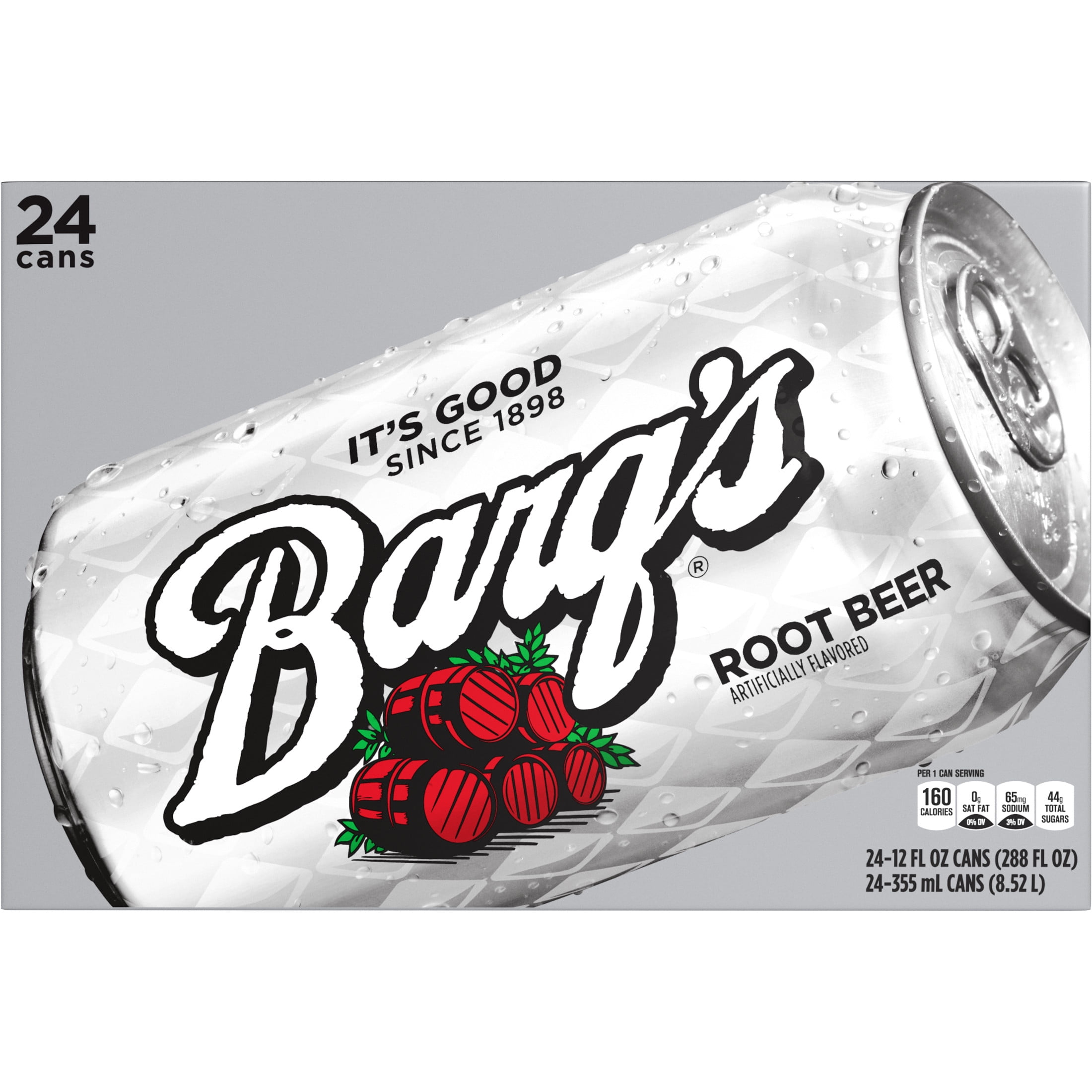 A&W Root Beer Soda, 16.9 Fl Oz - Pack of 12 Bottles - Walmart.com