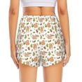 thumbnail image 3 of Picia Squirrel And Mushroom Pattern Women's 2 in 1 Athletic Running Shorts High Waisted Workout Casual Gym Sweat Shorts with Comfy Liner Zipper Pockets-Large, 3 of 9
