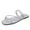 White, variant on JikouIivo Fashionable Cross Strap Flat Two-Wear Sandals Slippers for Women Clearance