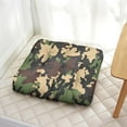 thumbnail image 3 of Tactical Camouflage Floor Pillow - Oversized 24" Square Zabuton Cushion for Meditation, Hunting & Military Enthusiasts, Woodland/Desert Camo, Soft & Skin-Friendly Fabric, 3 of 7