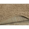thumbnail image 6 of Ottomanson Shaggy Solid 3x8 Indoor Shag Runner Rug, 2'7" x 8', Beige, 6 of 7